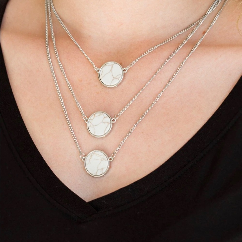 Marble Layered Necklace